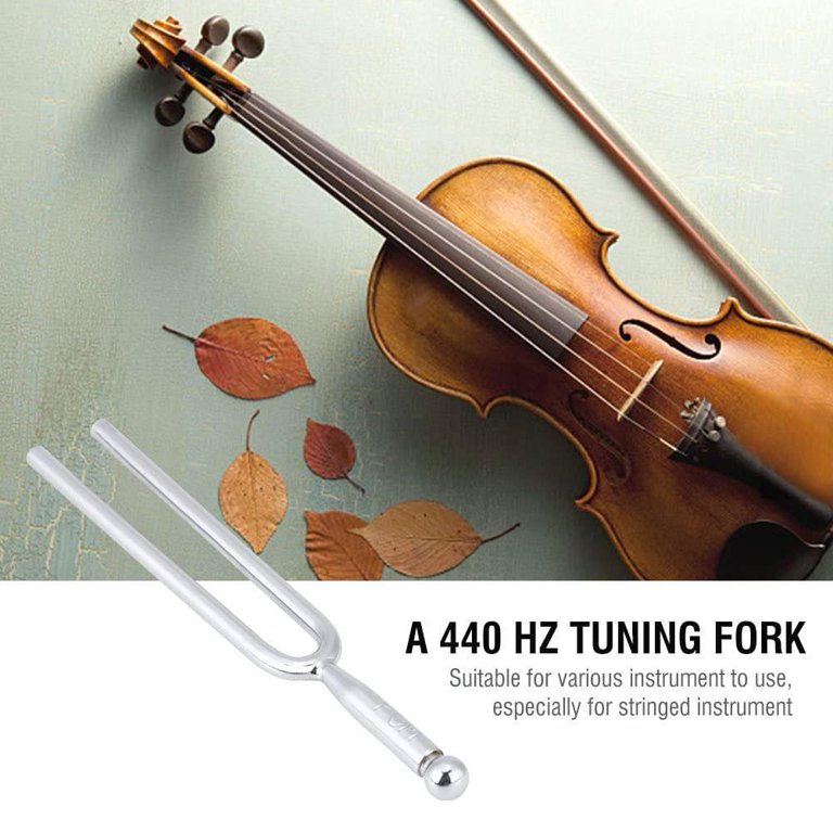 440Hz Tuning Fork A Tone Stainless Steel Musical Instrument Tuner