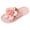 Pink, variant on Slippers for Women Fall Plush Memory Foam 3D Flower Slip-On Cozy Soft House Slippers Bedroom Bathroom Open Toe Comforable Lounge Walking Slides Wine 40-41(US/8-8.5)