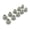 Gray, variant on 5 Pair Double Flange Earbud Headphones Replacement Silicone Ear Tips for Skullcandy, Panasonic, LG, Powerbeats, Symphonized, iFrogz, Mpow, JVC (Red)