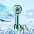 thumbnail image 3 of XGFHYJEH Hand Held Fan, Mini Fan Handheld, Hand Held Fan Rechargeable, Portable Folding Hand Held Cooling Fan, 3 of 7