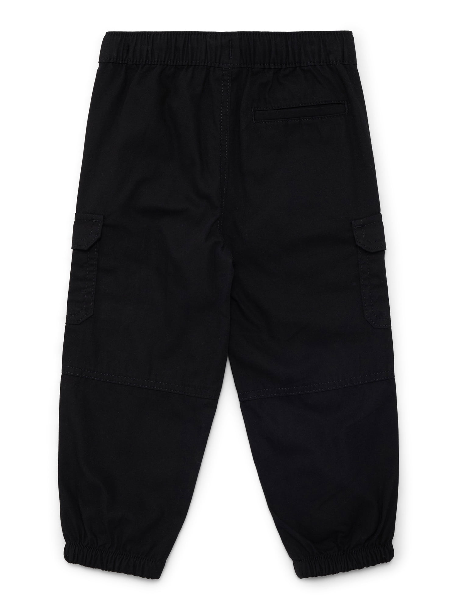Wonder Nation Baby and Toddler Boys Cotton Cargo Jogger Pants, Sizes 12M-5T