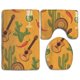thumbnail image 1 of ABPHQTO Guitarra y cactus Juego de alfombras de baño de 3 piezas Alfombra de baño Alfombra de contorno y tapa de inodoro ABPHQTO Cont-CHAPPLE-34239, 1 of 2