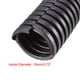 thumbnail image 3 of Tubo de conduit corrugado de PVC dividido de 5 M 19 x 21 mm para jardín, fábrica, oficina negro, 3 of 3