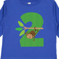thumbnail image 4 of Inktastic 2nd Birthday Jungle Monkey Childs Boys or Girls Long Sleeve Toddler T-Shirt, 4 of 5