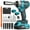Blue, variant on Brushless 1/2” Impact Wrench, 20V Cordless Impact Wrench with 2-Mode Speed, Power Impact Wrench, Max Torque 280 ft-lbs (380N.m), Includes 2 x 3.0A Batteries for Truck Car Home Mower, Yelllow