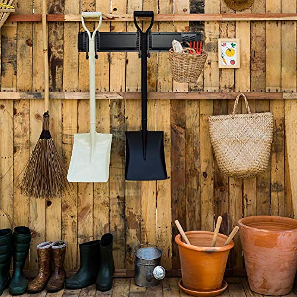RaxGo Multifunctional Wall-Mounted Garage Tool Storage Rack, 8-Piece Organizer