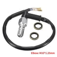 thumbnail image 3 of Interruptor Hidráulico De Freno De Codo M10 1Mm Interruptor De Luz De Presión De Perno Hueco De Goma De Aleación De Aluminio Universal Para Motocicleta Scooter Atv seitruly VI009577-03, 3 of 7