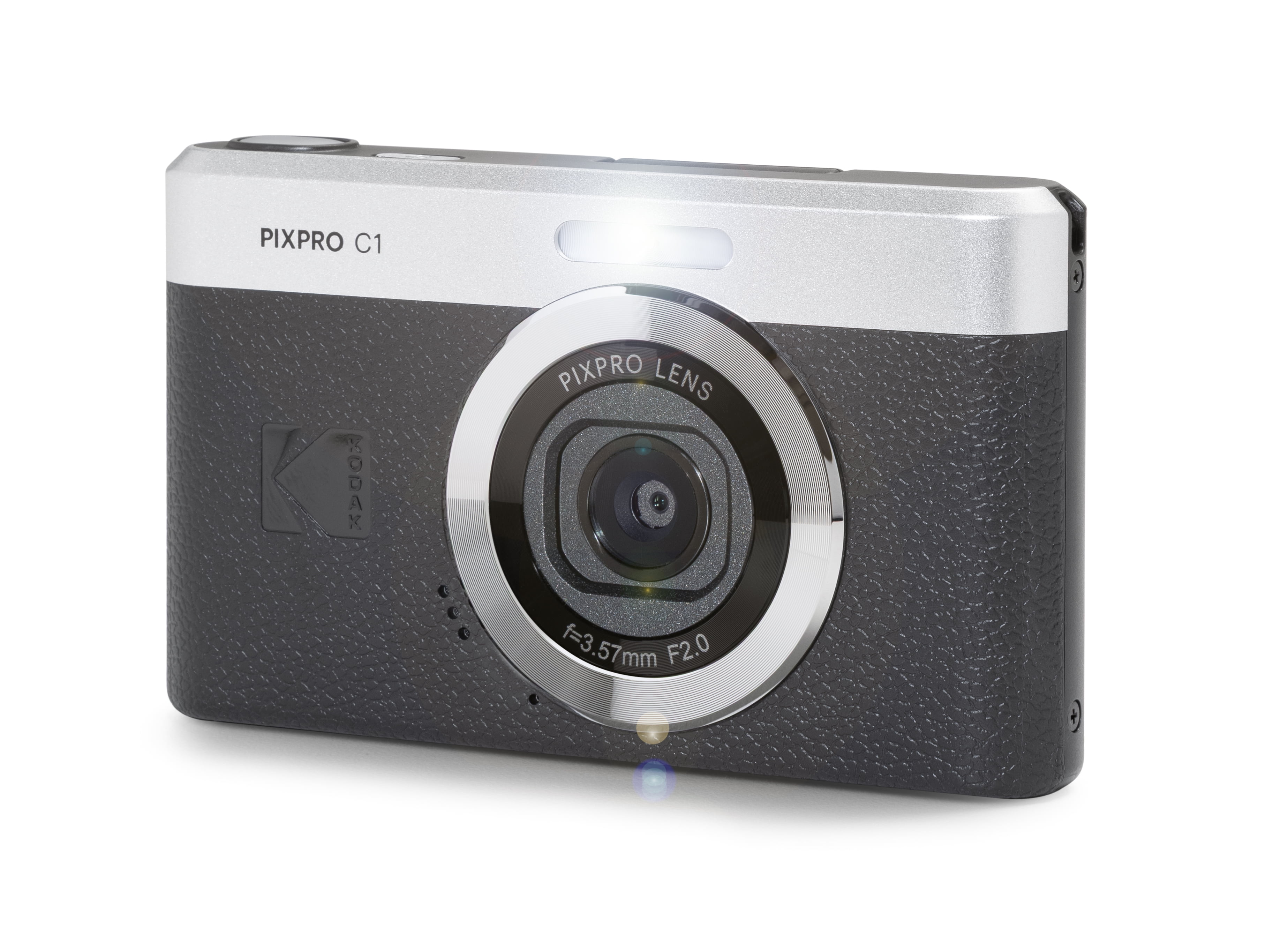 Kodak PIXPRO C1 Digital Camera with 180 Degree Flip Screen - 4X Optical Zoom - 13MP Sensor - Compact Point and Shoot Camera - 1080P Full HD Video for Travel and Vlogging (Black Color)