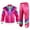 Hot Pink, variant on Aislor 80s Tracksuit for Women Retro Windbreaker Outfit 90s Stand Collar Sportswear Set Jacket Coat and Pants Black M