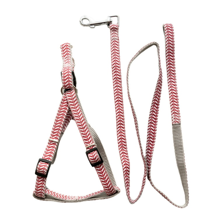 XWQ Pet Harness Rope Fashion Pattern Adjustable Strong Nylon Rope