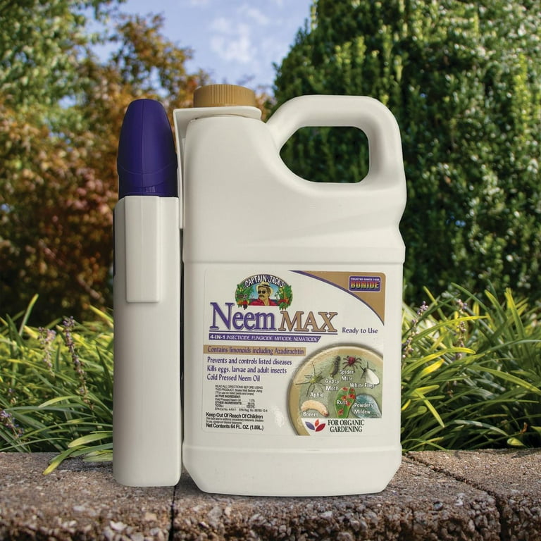 Free Shipping! Captain Jack's Neem Max Ready-to-Use 64 oz Organic