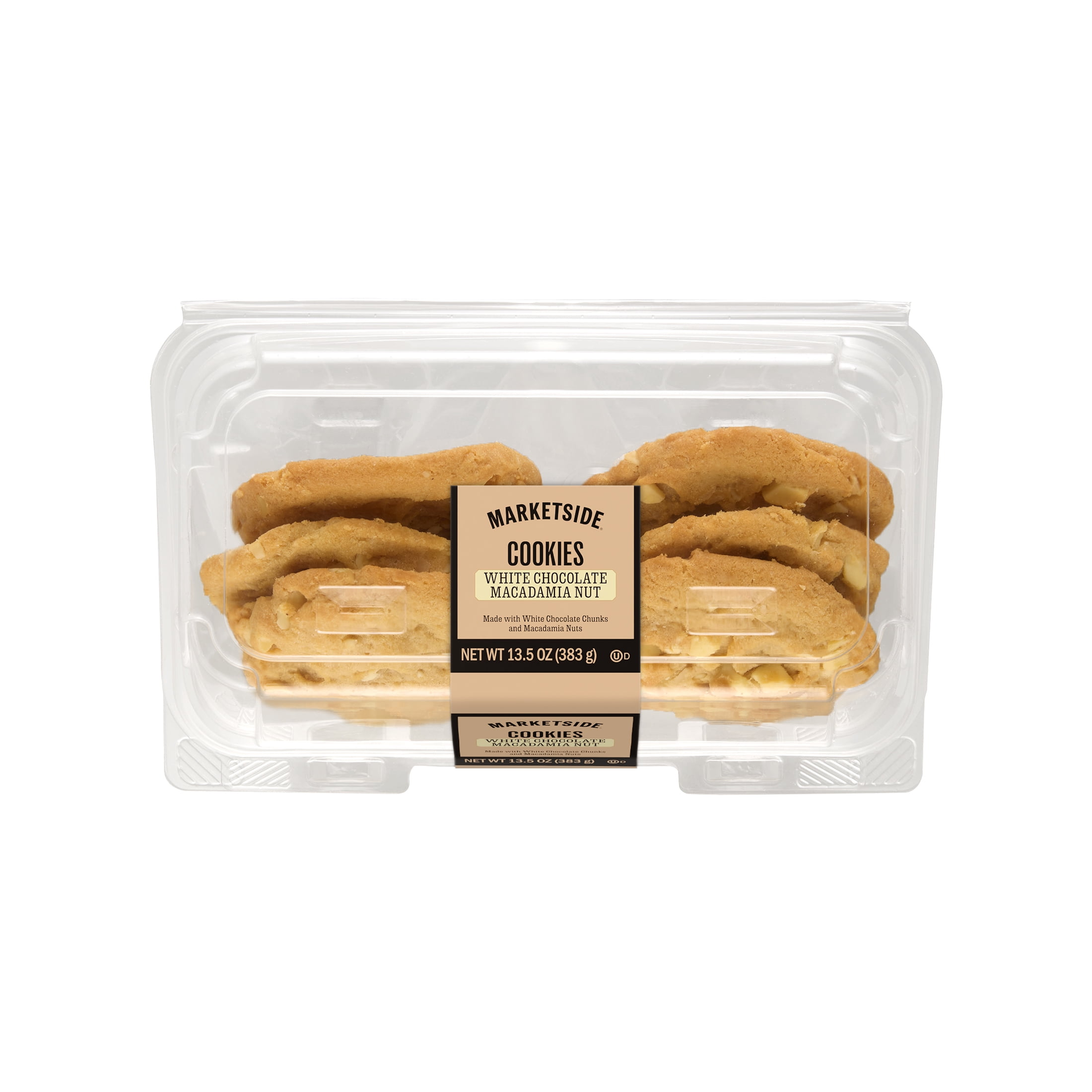 Marketside Premium White Chocolate Macadamia Nut Cookies, Freshly Baked, 13.5 oz
