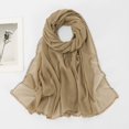 thumbnail image 5 of HuangHuanChen Shawl Wraps for Women Lace Hijab Soft Lightweight Shawl With Elegant Lace Trim Non Head Scarf For Womens Everyday Wear Shawls and Wraps for Evening Dresses One Size, 5 of 7