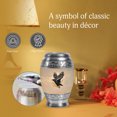 thumbnail image 5 of MUKTIVE Crow Human Urns for Ashes Adult Male - Memorial Urns for Human Ashes Large Adult - Beige Decorative Urn for Cremated Women - 10 Inch Large Urn for, 5 of 7