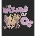 thumbnail image 5 of Wizard Of Oz Cartoon Group Shot Women's Black Crew Neck Short Sleeve Crop Tee-3XL, 5 of 5
