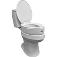 thumbnail image 2 of Carex Raised Toilet Seat Elevator with Easy Installation, Adds 3.5 in Height, White, 300 lb Limit, 2 of 9