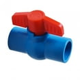 thumbnail image 2 of PVC Ball Valve Red T Handle Water Shut Off Valve Pipe Fitting Plumbing Fixtures blue 25mm, 2 of 9