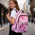 thumbnail image 5 of HELLHERO Cherry Blossom Gradient Zaino per ragazze with multi-tasche, Ergonomic Breathable 17 Inch Kids Backpack for Girls for School Back to School, 5 of 6