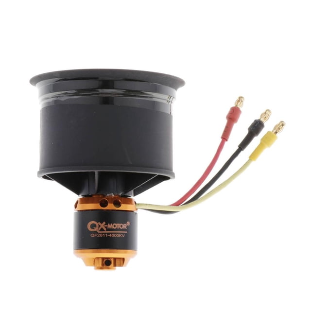 Ventilador de conducto sin escobillas de 5 cuchillas CW / CCW Jet Helicopter Quadcopter Parts 4000KV (CCW) Hugo Ventilador de conducto de 50 mm QF2611