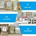 thumbnail image 4 of Shisuyan Miniature Mirror Silver 1Set 2.66x2.08in, 4 of 8