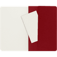 thumbnail image 5 of Moleskine Cahier Journals (Set of 3), Large (5" x 8.25"), Plain, Cranberry Red, 5 of 5