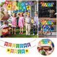 thumbnail image 3 of Back to School Decorations Banner Welcome Sign Classroom Hanging Decor School Bus Pencil Theme First Day of School Party Supplies Bulletin Board Bunting Garland No DIY Needed, 3 of 7