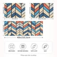 thumbnail image 2 of Yayeee Pillowcase Standard Size Set of 2 Satin Wrinkle Resistant Pillow Case, Blue Geometric, 2 of 8