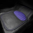 thumbnail image 6 of FH Group Climaproof Rubber Blue Car Floor Mats, Universal Fit 3pc Full Set with Air Freshener, 6 of 8
