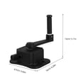 Metal Part Drying Rack PTOOTP Black Metal Manual Crank Lift Handle for Ceiling Clothes Rack ...