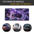 thumbnail image 3 of Anime Monster Girl Art License Plate Front Metal Car Plate 6×12 Inch Aluminum Noverlty License Plate Decorative Car Vanity Tag Plates Gifts, 3 of 6
