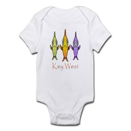 

CafePress - Key West 3 Fishes Infant Bodysuit - Baby Light Bodysuit