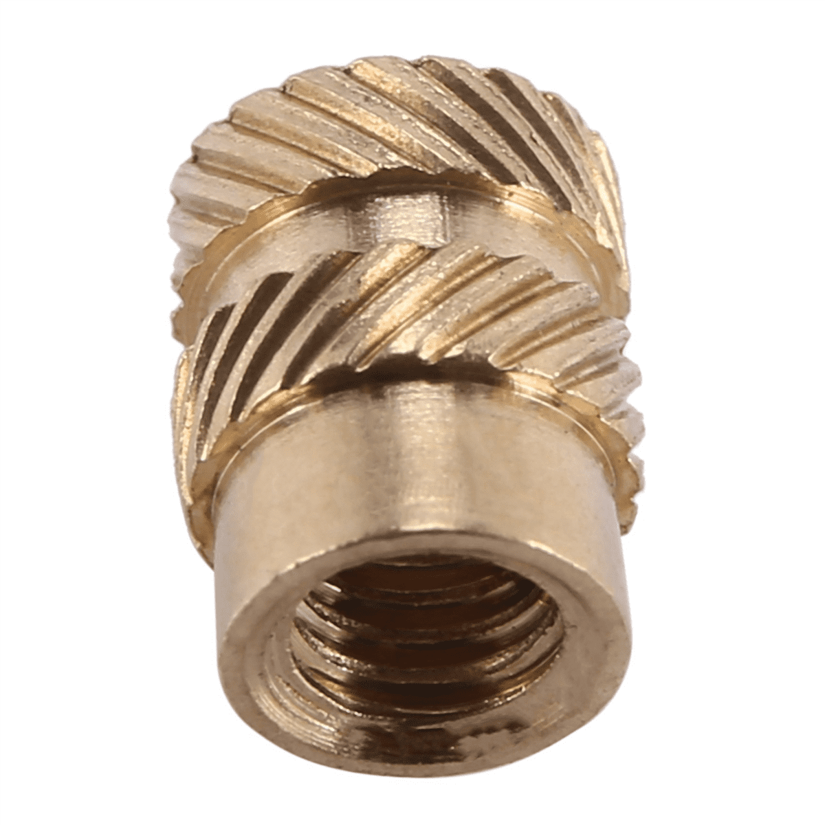 800Pcs M3 Thread Knurled Brass Threaded Heat Set Heat Insert Embedment Nut for 3D Printer
