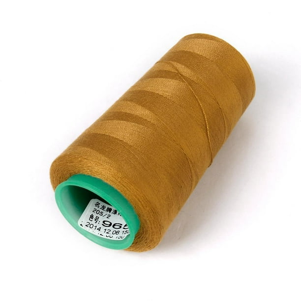 1 carrete de hilo , resistente, resistente, grueso, bolsa para zapatos, hilo artesanal dorado Amarillo Zulema Hilo de coser jeans