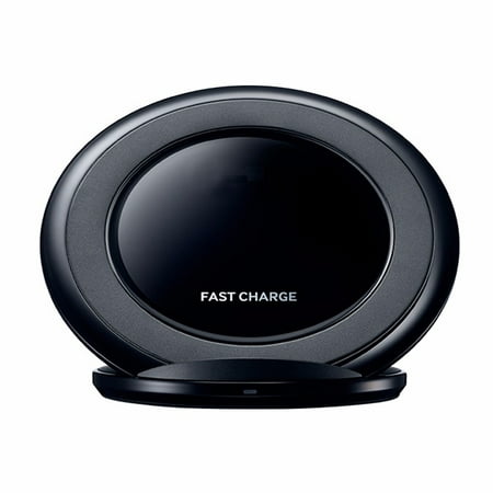 Fast Qi Wireless Charger Stand Dock Charging Pad Fast Charger 2000Mah For Samsung Galaxy Black