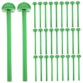 thumbnail image 4 of Raindrops 50pcs Bird Stand Parrot Plastic Stick Cage Fixation for Bird Cage Accessories Green, 4 of 6
