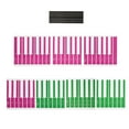 thumbnail image 1 of Minkissy 1Pcs Piano Key Stickers for Beginners Assorted Color for Piano Practice and Notation Learning, 1 of 4