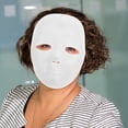 thumbnail image 4 of EXHUMKY 4Pcs Blank Paintable Mask Full Face Diy White Plastic For Artists Hobbyists, 4 of 8