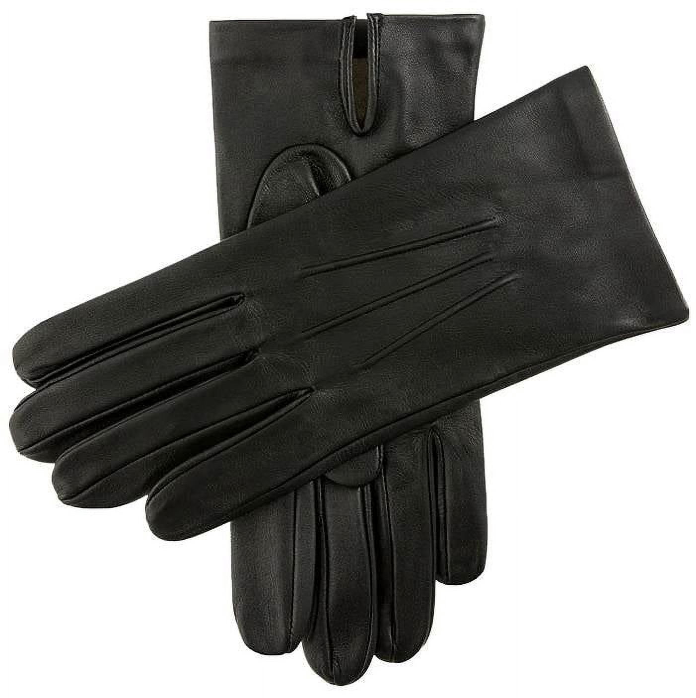 Dents Melton Heritage Peccary Leather Gloves - Black - Walmart.com