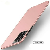 Dteck Slim Case for Samsung Galaxy S20 FE (6.5 inches),Ultra Thin Hard Plastic with Matte Finish Grip Galaxy S20 FE 5G Phone Cover Case,Rosegold