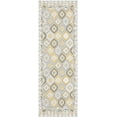 thumbnail image 3 of Bliss Rugs Geometric Indoor Outdoor Rug Reversible Runner Rug for Patio, Hallway, Entryway, Deck, Cream ,2' x 8', 3 of 11