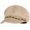 Champagne Color, variant on Women Sequins Chain Belt Straw Woven Visor Sun Hat Newsboy Cap Painter Hat