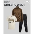 thumbnail image 2 of Conjunto de pantalones PUMA para niños, ropa deportiva, tricot, 3 piezas, talla 8, 2 of 7