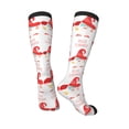 thumbnail image 5 of Lsque Funny Gnomes Printed Crew Socks Men's Women's LightWeight Thin Casual Calf Socks ,Knee High Socks,Cotton Socks, 5 of 9