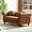 Brown, variant on Comfortable 63.5" - Tech Fabric With Button Tufting, 2 Pillows, And Wooden Legs For Your Living Space Model Pillows Strong Leg Foundation