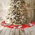 thumbnail image 5 of Christmas Tree Skirt Red Tree Skirts Shih Tzu Xmas Tree Skirt Tree Mat 48 Inch Dog Winter Christmas Decorations for Home, 5 of 6
