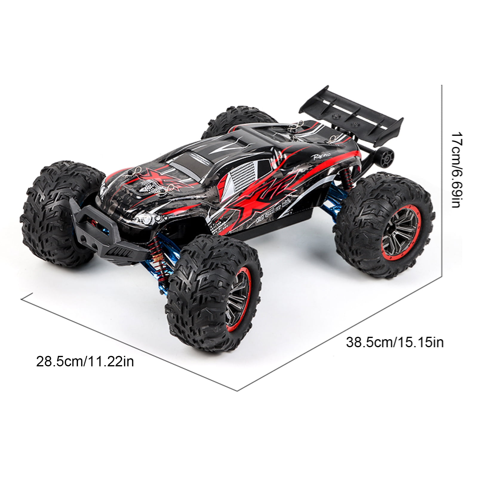RC Car 1:10 Scale 2.4GHz 4WD Remote Control Car 70km/h High Speed Brushless Motor RC Vehicle