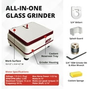 Inland Craft Wizling Glass Grinder | Stained Glass Grinding Shaping Machine | Includes Diamond Grinding Bit