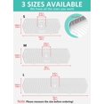 thumbnail image 3 of GHSDFBB Silicone Faucet Handle Drip Catcher Mat，Kitchen Faucet Sink Splash Guard，Sink Draining Pad Behind Faucet，Drying Pad for Kitchen & Bathroom Countertop Protect（White, 17.7x5.8in）, 3 of 7