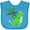 Turquoise, variant on Inktastic Daddy's Little Dragon Boys or Girls Baby Bib