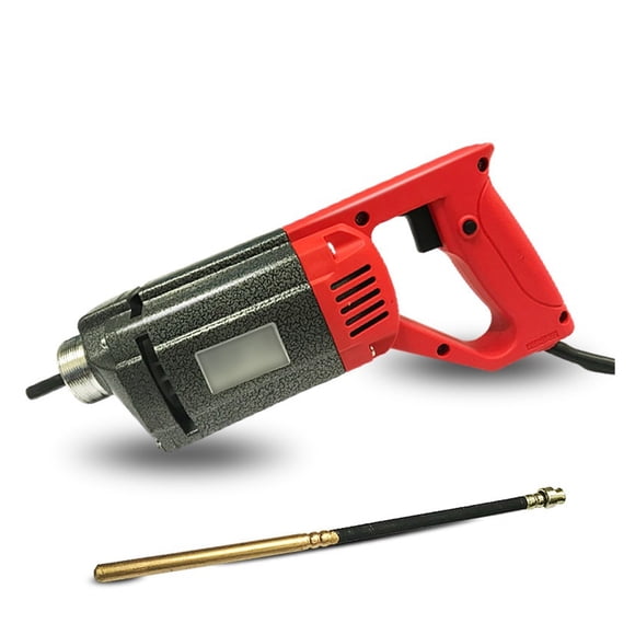Construction Vibrator Concrete Vibrator Electric Hand Held Cement Bubble Remover With 1M 1.2M 1.5M Hose ,Easy to Use